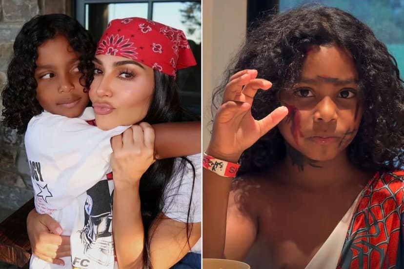 Kim K's Son is a Mini Spider-Man!