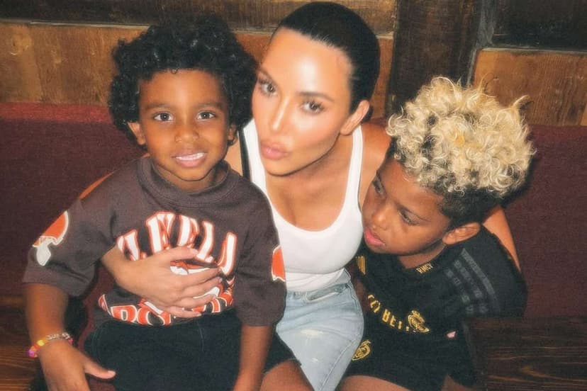 Kim K Tames Law School Party Chaos by Her Kids