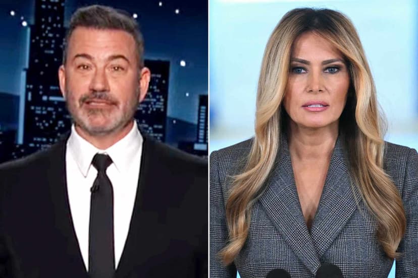 Kimmel's Melania Joke Sparks Late-Night Host Group Chat