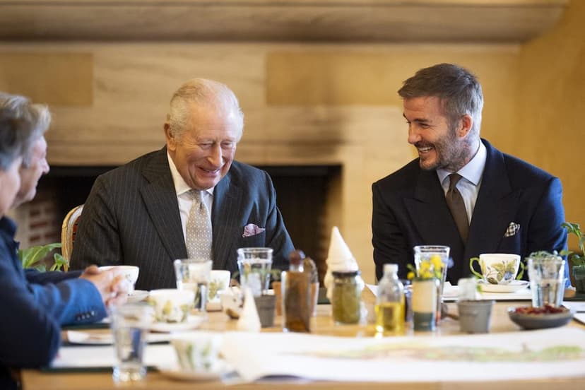 King Charles & Beckham Unite for Future Garden