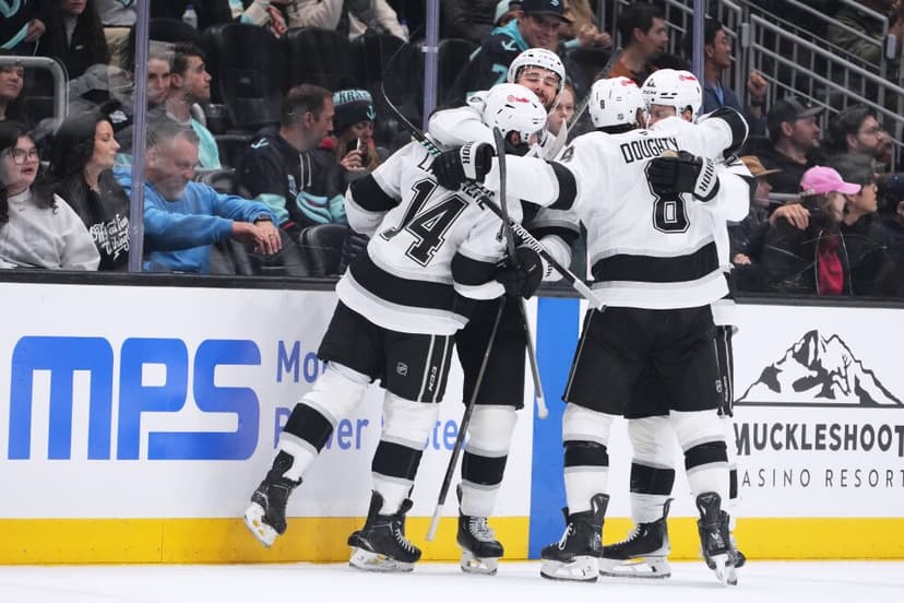 Kings Clinch Playoff Berth With 5-3 Victory Over Kraken