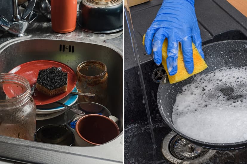 Dishwashing's Dirty Secret: Water, Not Sponges, Pollutes