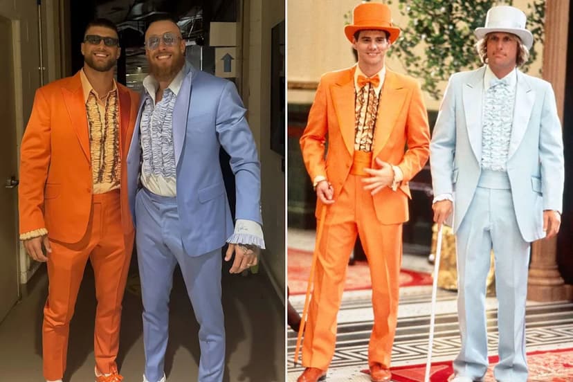 Kittle & Tonyan's Wild Wedding Costume Surprise