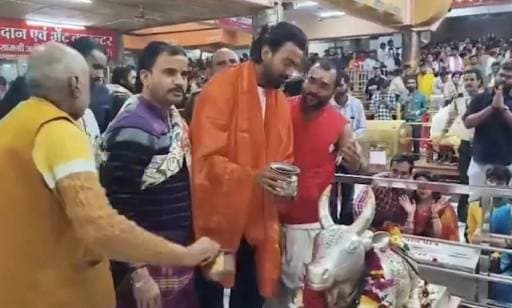 Rahul Seeks Blessings at Mahakal Temple Before Series Decider