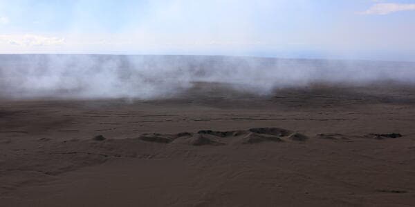 Kīlauea Crater Vents Show Vigorous Activity