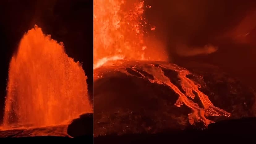 Kīlauea Erupts: Lava Fountains Reach 720 Feet