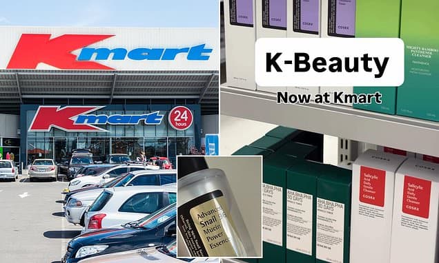 Budget Beauty Surprise: Kmart Stocks Cult Korean Skincare