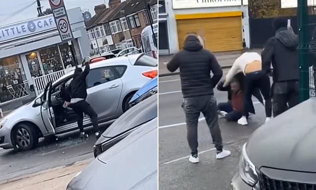 Knife and Machete Brawl Erupts on School Run