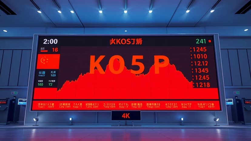 KOSPI Drops Below 4,000 as Foreign and Institutional Investors Sell