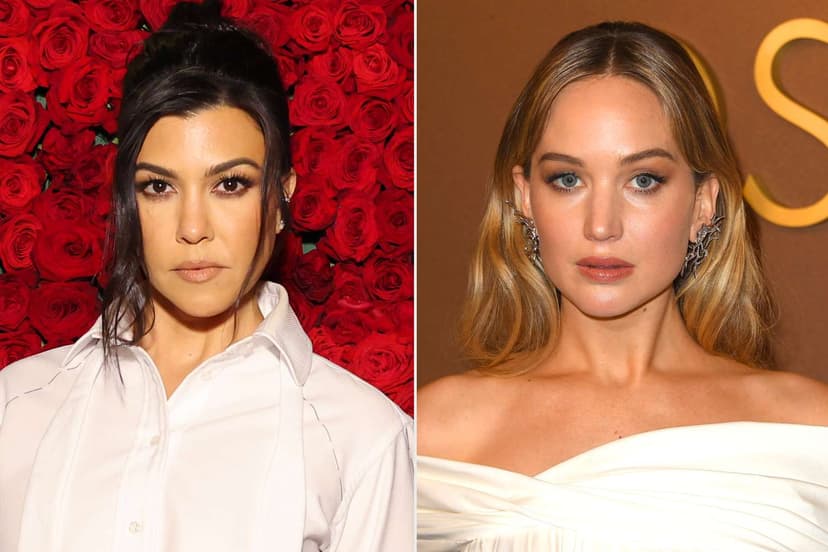 Kourtney Kardashian Fires Back at Jennifer Lawrence