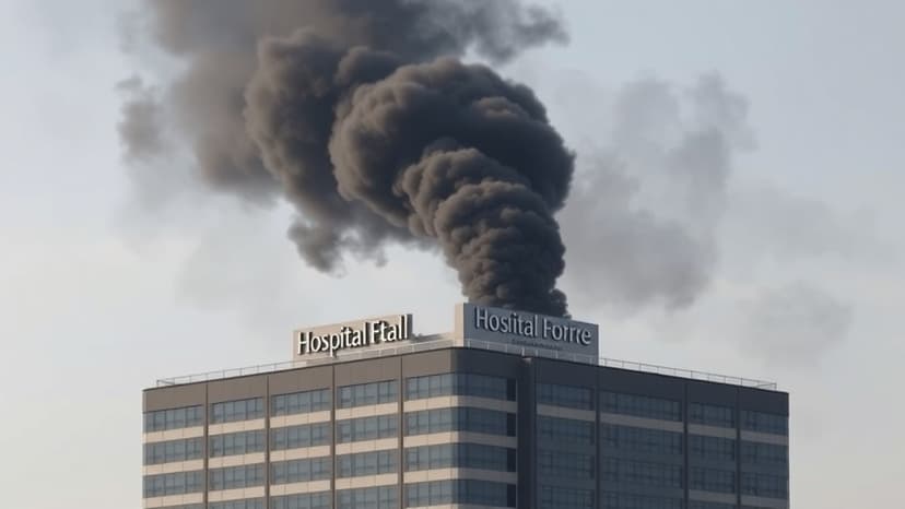 Massive Fire Engulfs Kozhikode Hospital, Patients Evacuated