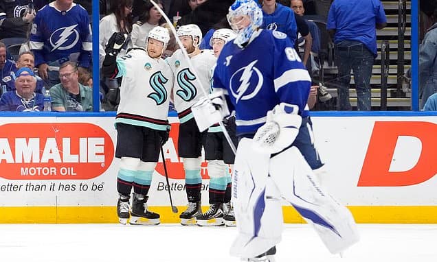 Montour's OT Winner Lifts Kraken Past Lightning 4-3