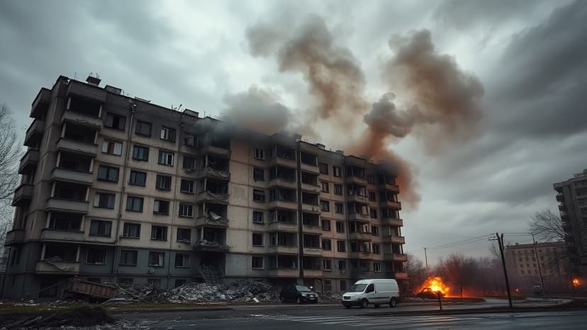 Kyiv Hit By "Massive" Russian Attack