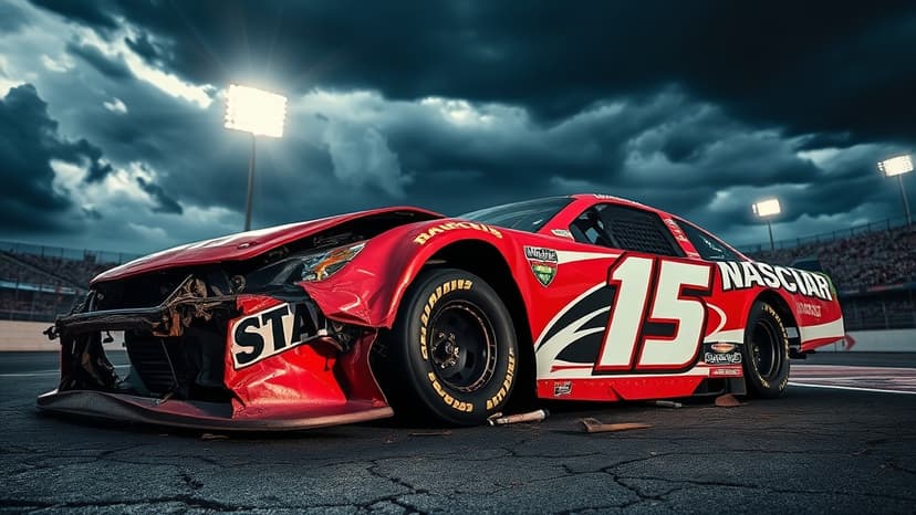 Busch Blames Gragson for Crash, Sparks Fan Uproar