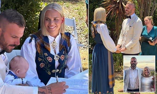 Swimmer Kyle Chalmers Weds Partner in South Australia