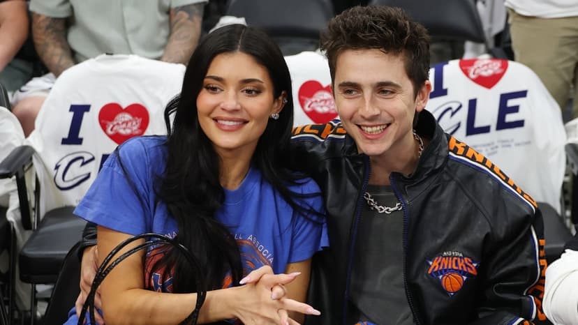 Chalamet & Jenner Celebrate Knicks NBA Finals Berth