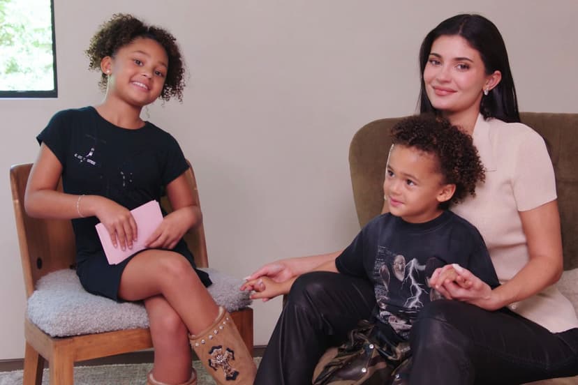 Kylie Jenner's Kids Grill Mom in Adorable Interview