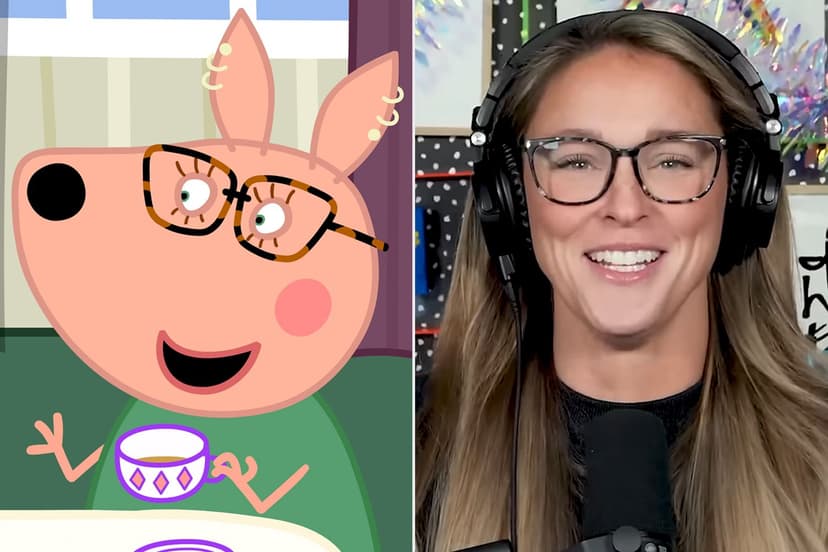 Kylie Kelce Joins Peppa Pig for Adult Getaway
