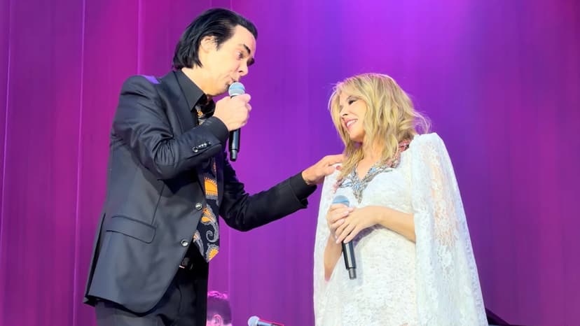 Legends Unite: Minogue & Cave Sing Together Again