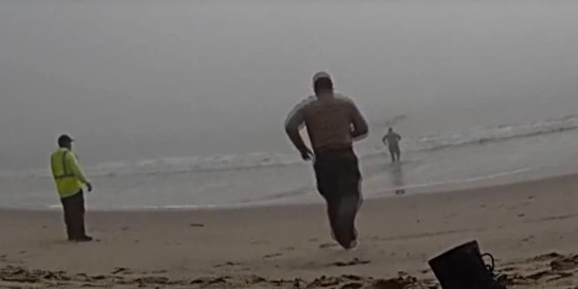 Deputies Dive In: Dramatic Ocean Rescue of Paragliders