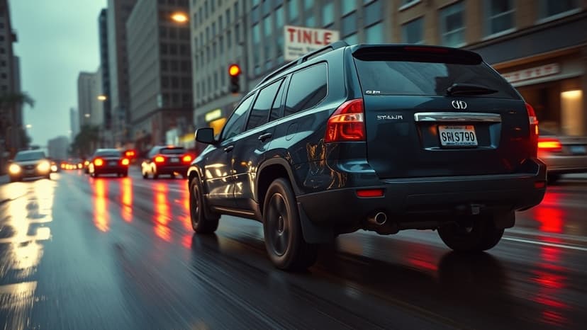 L.A. Rush Hour Chase: SUV Flees Police Through Traffic