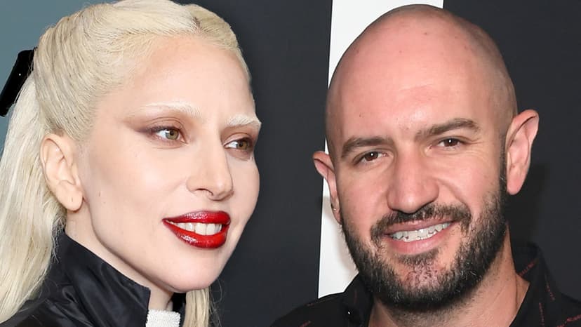 Lady Gaga Attends Manager's Nuptials in LA