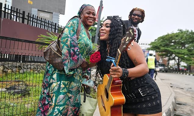 Lagos Musician Brings Valentine's Joy to Streets