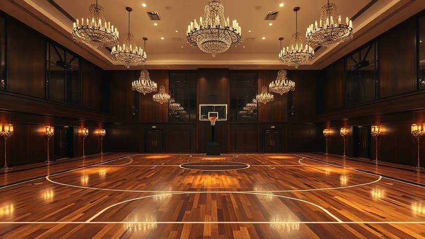 Lakers' Ballroom Court: Vegas Practice Setup Revealed