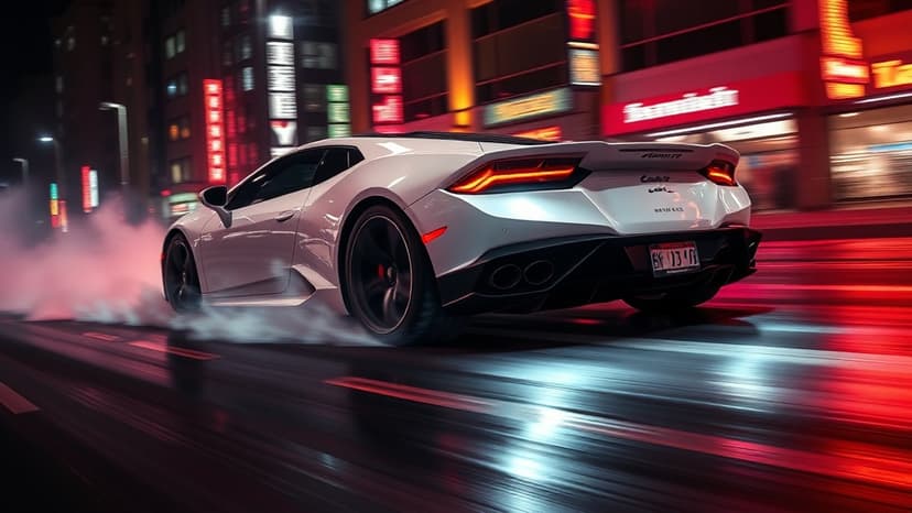 Lamborghini's Dangerous Stunts Spark FIR