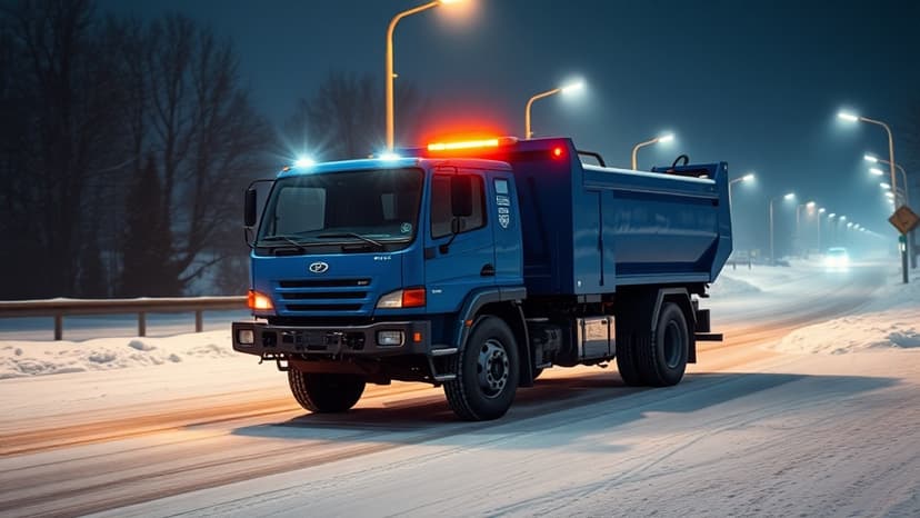 Live Map Tracks Gritters Fighting UK Snow