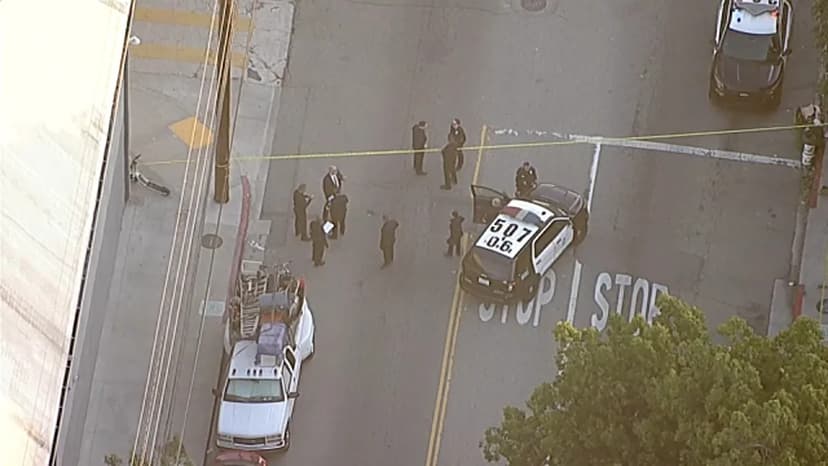 Armed Man Killed After Confronting LAPD in Hollywood