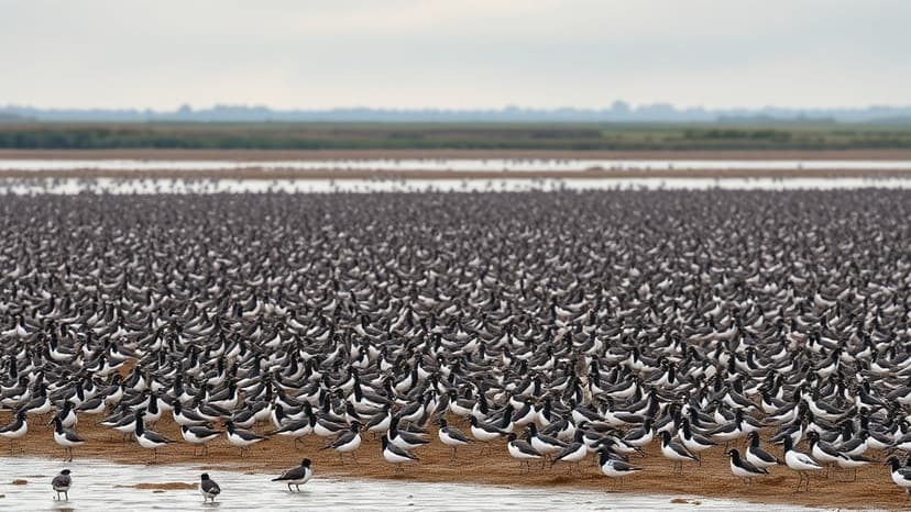 Thousands of Red List Lapwings Flock to UK Coast
