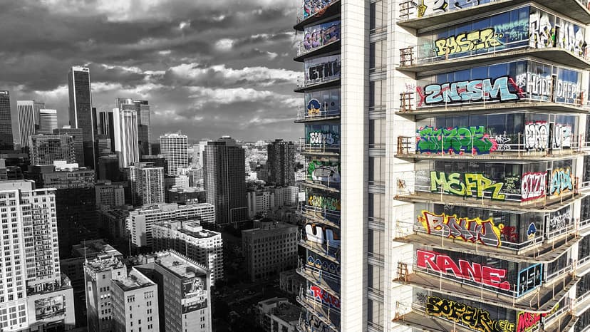 LA's Graffiti Towers Near Sale After Bankruptcy Deal