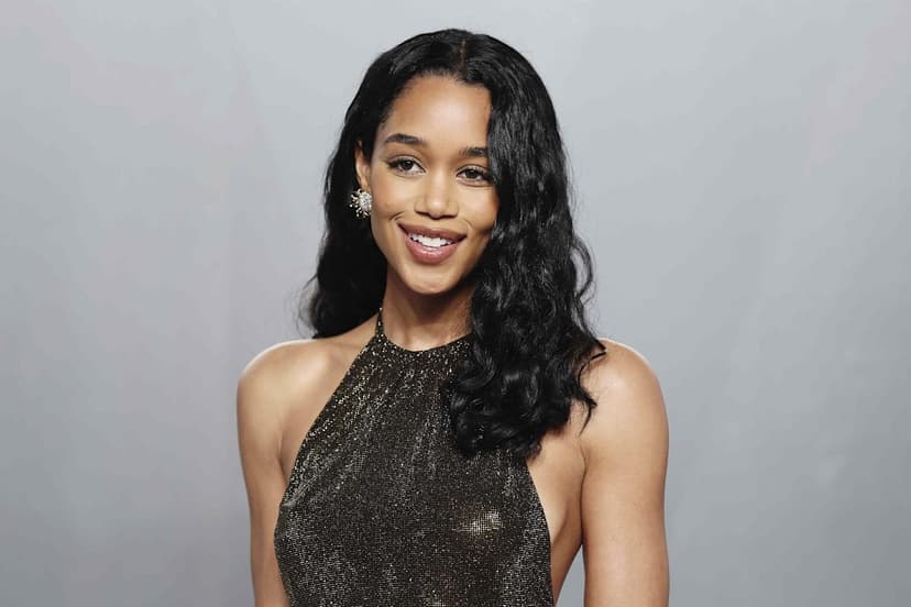 Laura Harrier Stuns in Slinky YSL Pre-Coachella Dress