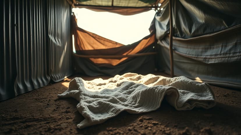 Mothers Shelter Amidst War, Hope for Peace