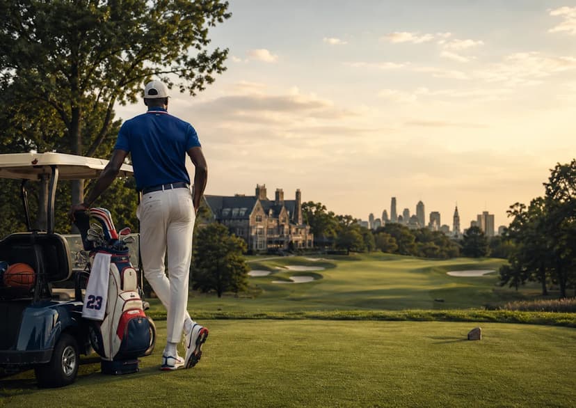 Beyond the Court: LeBron's Philadelphia Golf Quest