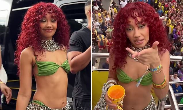 Leigh-Anne Pinnock Dazzles at São Paulo Carnival