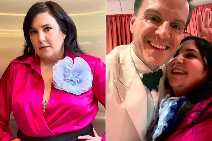 Dunham Wears Pink Power Suit to Swift-Kelce Wedding