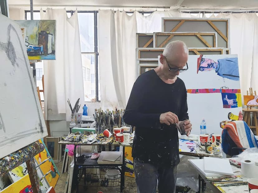 Artist Leo Ray Paints Joy: A Burst of Color for Dark Times