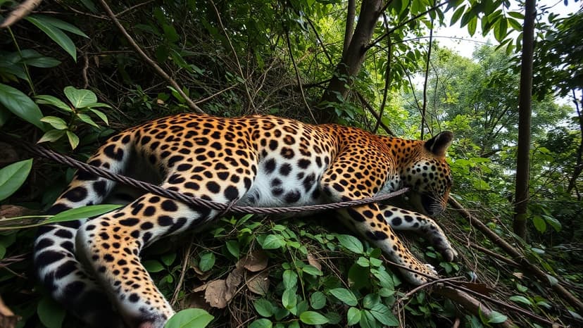 Wire Snare Kills Leopard, Four Arrested