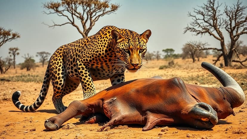 Leopard Kills Cow, Raigad Villagers Fearful