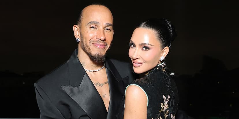F1 Star Lewis Hamilton Gifts Kim K's Kids a Dog