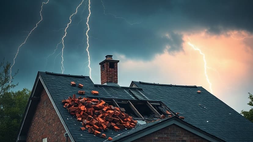 Lightning Strike Devastates Cleethorpes Home