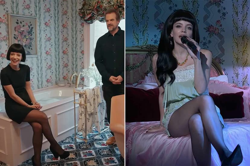 Lily Allen's SNL Set Echoes Ex's Design Obsession