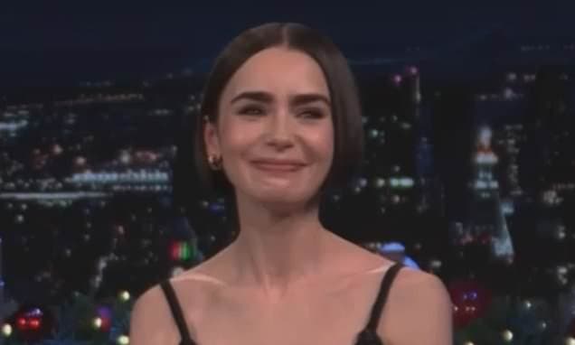 Lily Collins Tears Up Meeting Idol Victoria Beckham