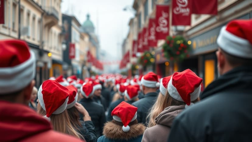 Thousands Run as Santa in Lincoln's 20th Fun Run
