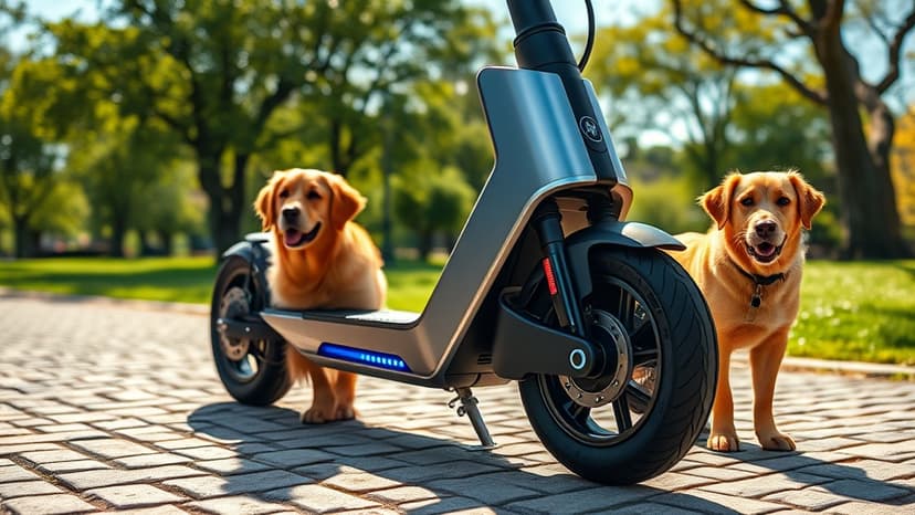 Vonn's Brave Steps Post-Injury: Scooter and Dog Walks