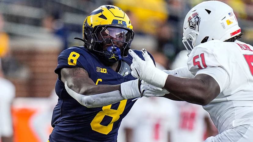 Lions Secure Michigan DE Derrick Moore in Draft Trade