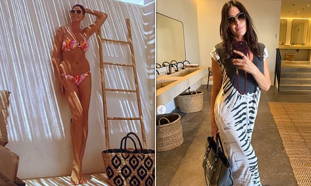 Lisa Snowdon's Age-Defying Bikini Body in Spain