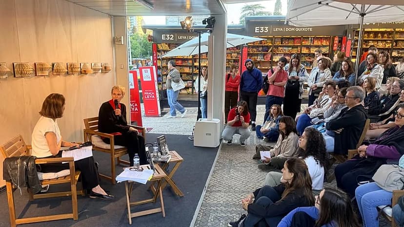 Siri Hustvedt Honors Paul Auster at Packed Lisbon Book Fair
